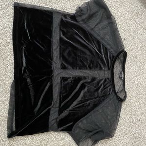 Express mesh crop top